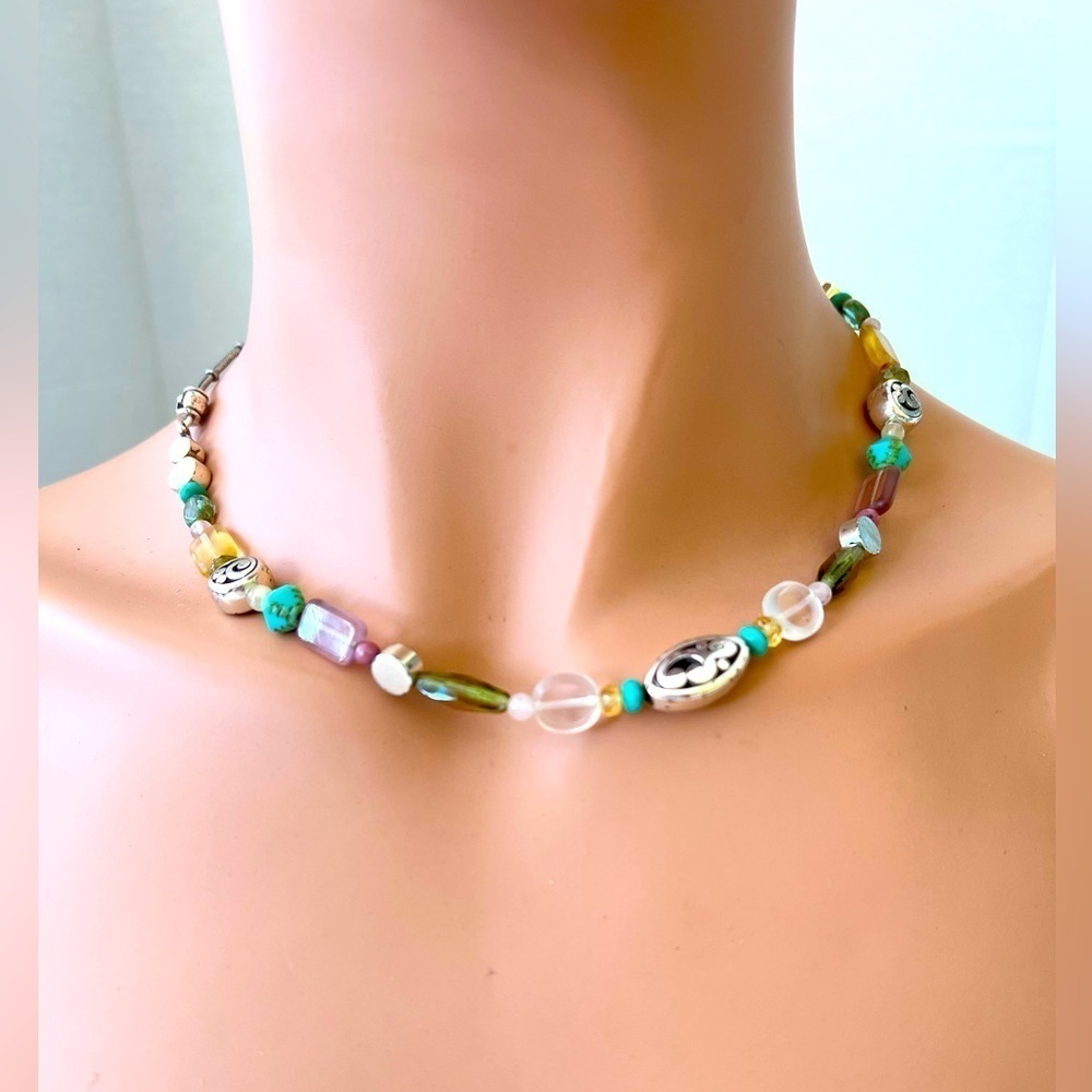 Brighton bright multi-colored necklace.  Candy colors.  Beautiful condition